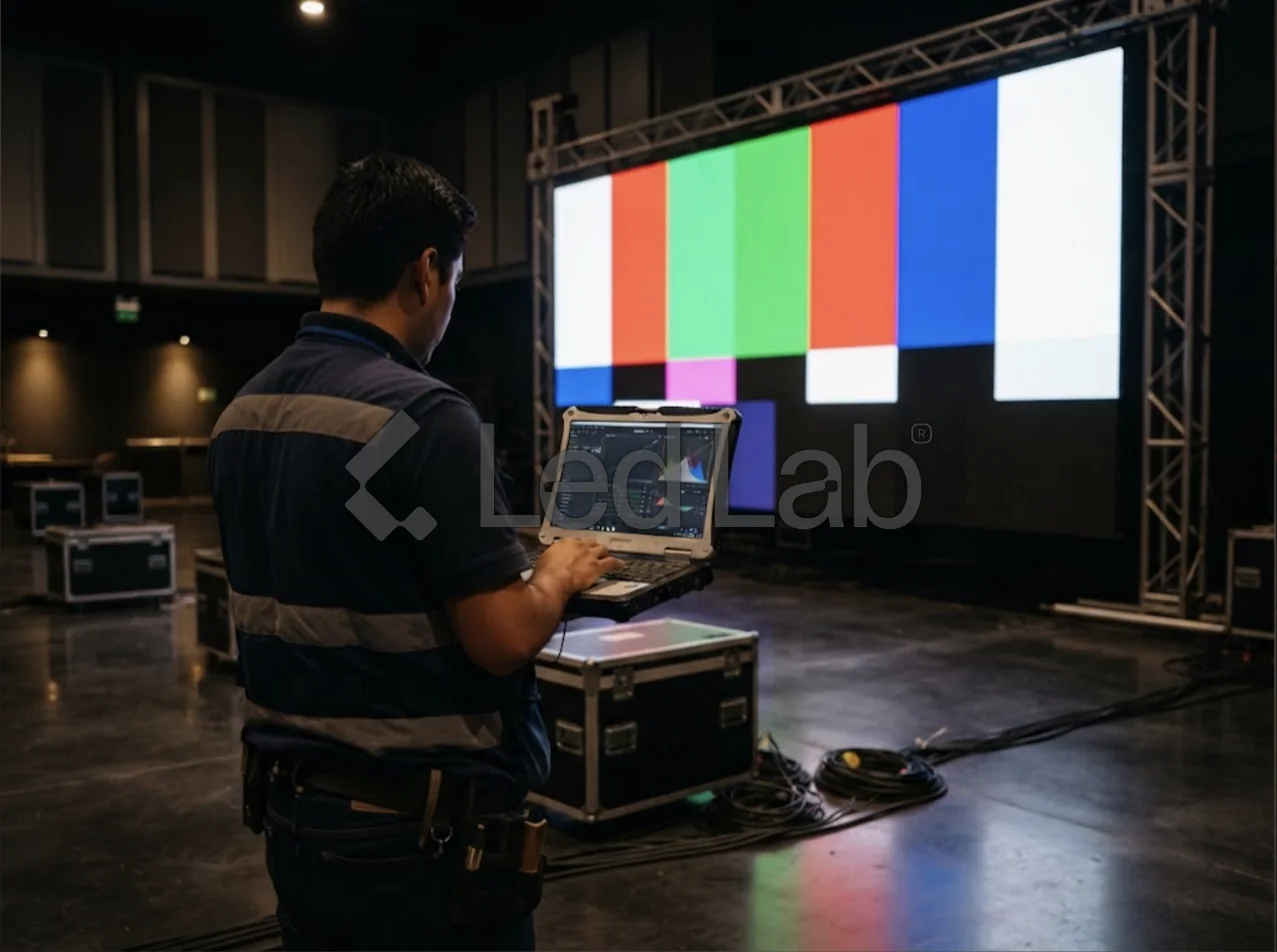 Equipo de LED Lab: calibración