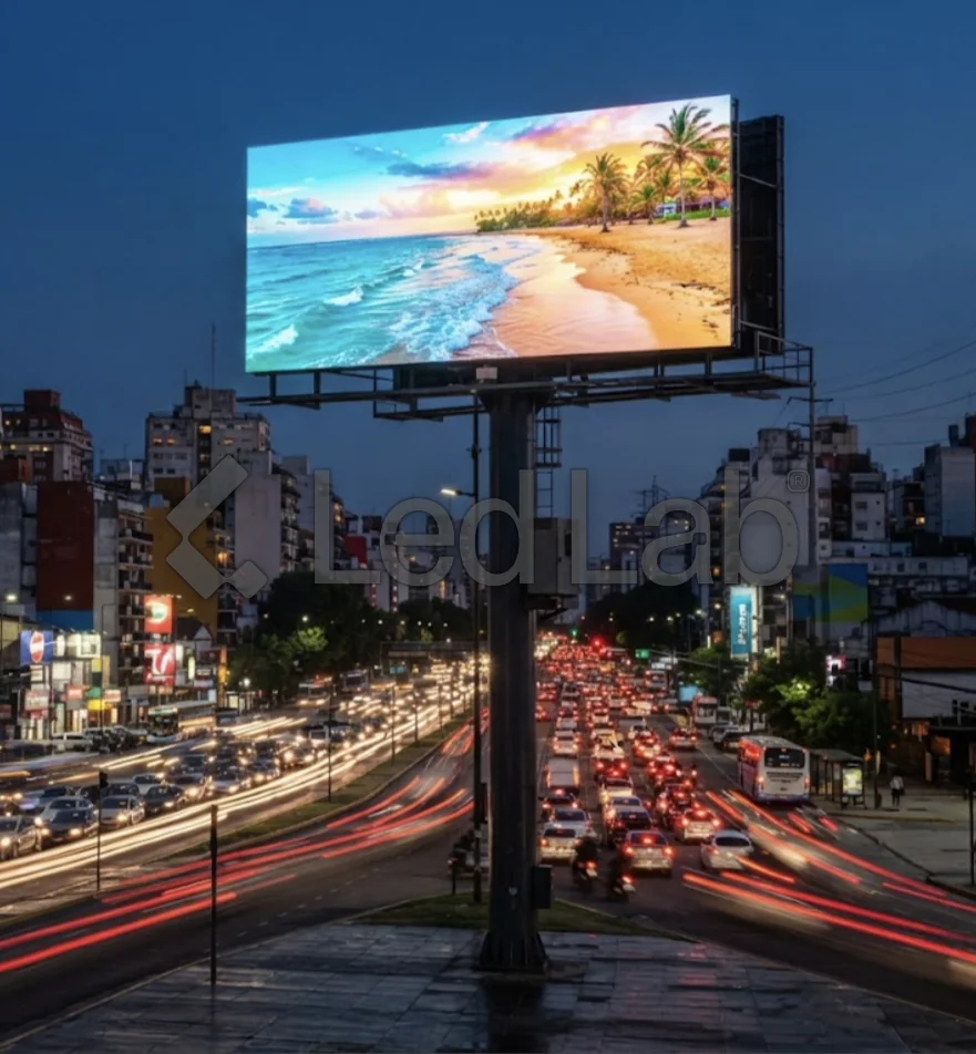 Avenida: Valla publicitaria de gran formato